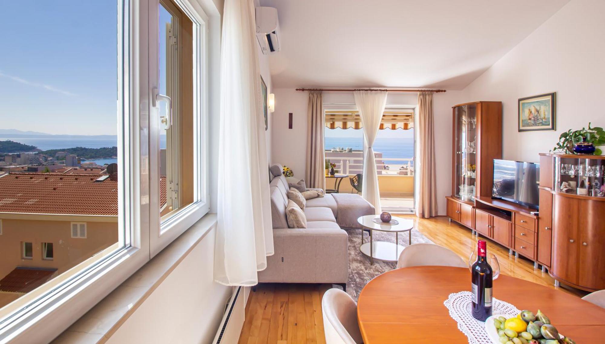 Apartment Anita With Amazing Sea View Makarska Luaran gambar